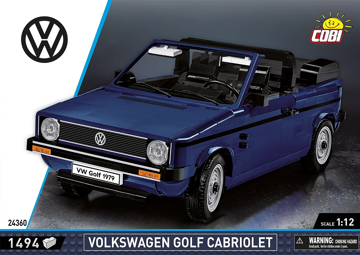 Volkswagen Golf Cabriolet (COBI-24360)  Cars in 1:12 scale